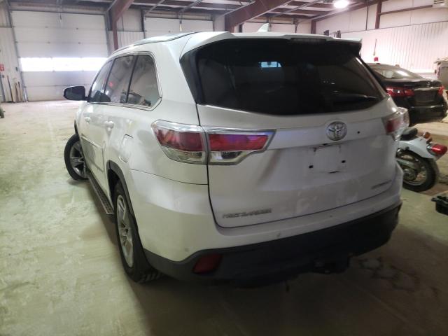 VIN 5TDDKRFH6ES019752 2014 Toyota Highlander, Limited no.3