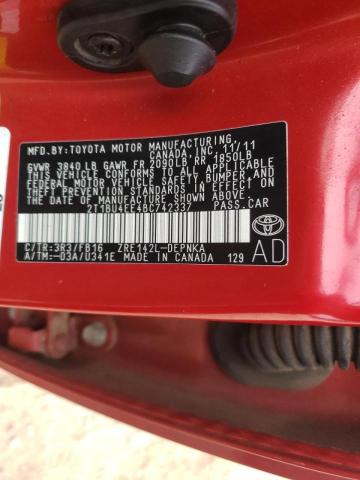 2011 TOYOTA COROLLA BA - 2T1BU4EE4BC742337