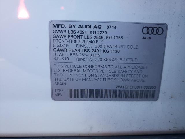 2015 AUDI Q3 PRESTIG WA1GFCFS9FR002853