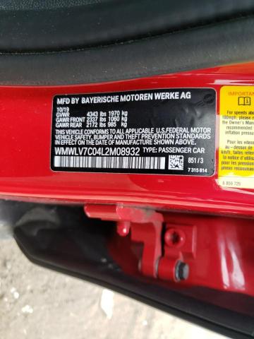 2020 MINI COOPER S C WMWLV7C04L2M08932
