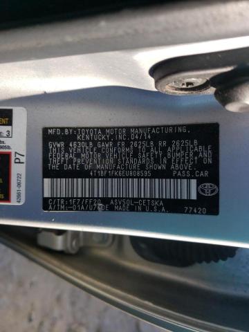 2014 TOYOTA CAMRY L - 4T1BF1FK6EU808595