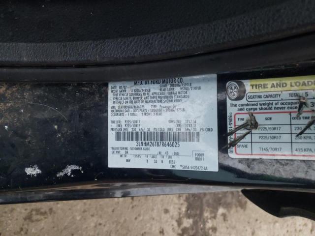 3LNHM26T87R646025 Lincoln Mkz 2007. Фото: 9