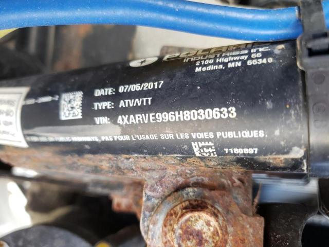 2017 POLARIS RANGER CRE 4XARVE996H8030633