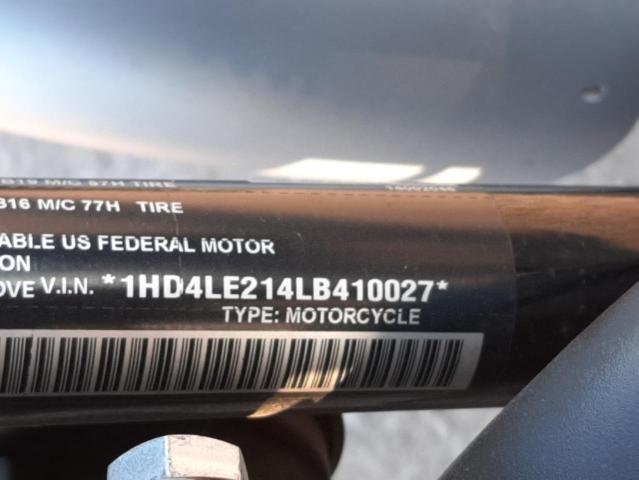 2020 HARLEY-DAVIDSON XL883 N 1HD4LE214LB410027