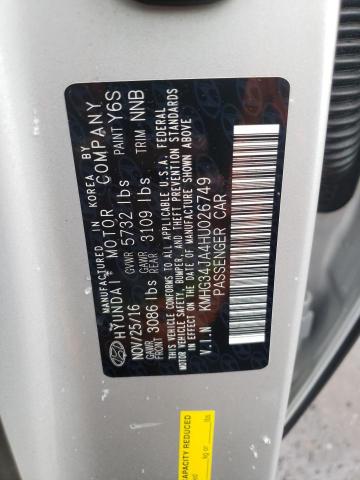 2017 GENESIS G90 PREMIU KMHG34JA4HU026749