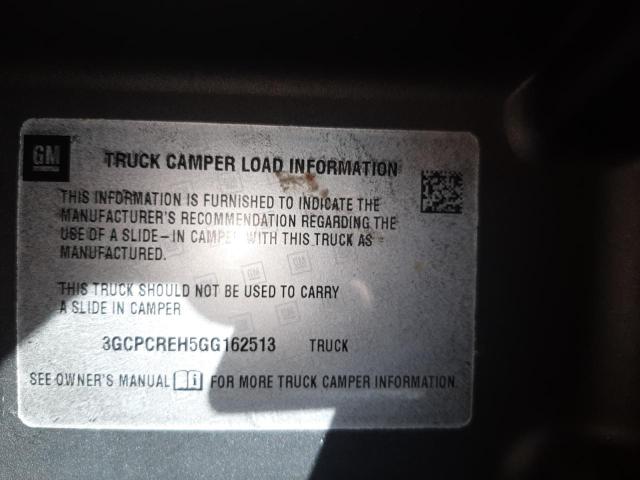 2016 CHEVROLET SILVERADO 3GCPCREH5GG162513