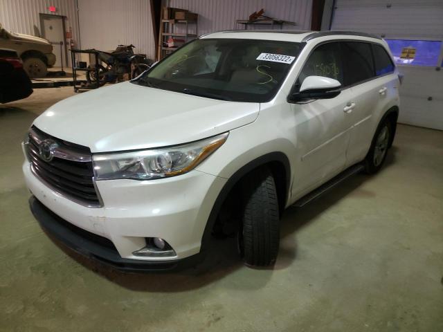 VIN 5TDDKRFH6ES019752 2014 Toyota Highlander, Limited no.2