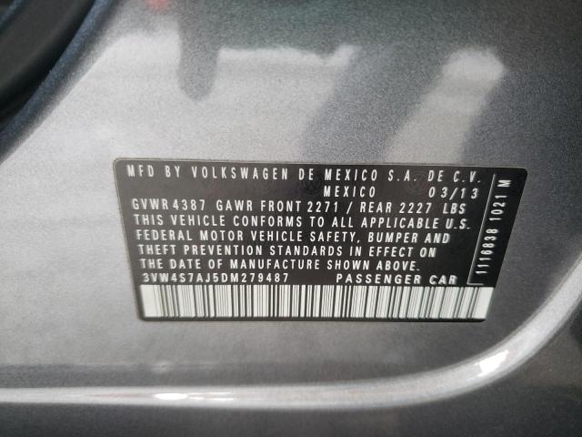 2013 VOLKSWAGEN JETTA GLI - 3VW4S7AJ5DM279487
