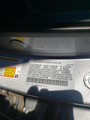 2018 HONDA ACCORD LX 1HGCV1F1XJA079596