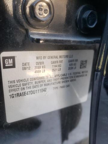 2013 CHEVROLET VOLT - 1G1RA6E47DU111042