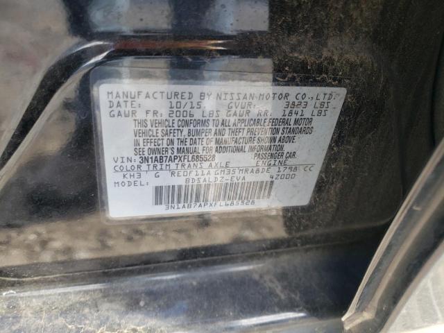 2015 NISSAN SENTRA S 3N1AB7APXFL685528