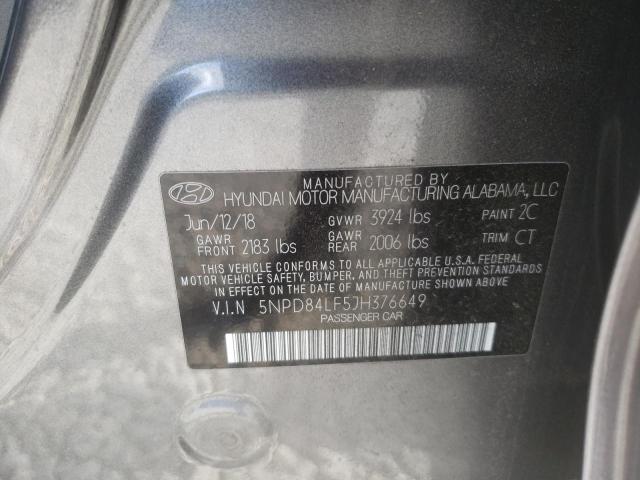 5NPD84LF5JH376649 Hyundai Elantra Se 2018. Фото: 9