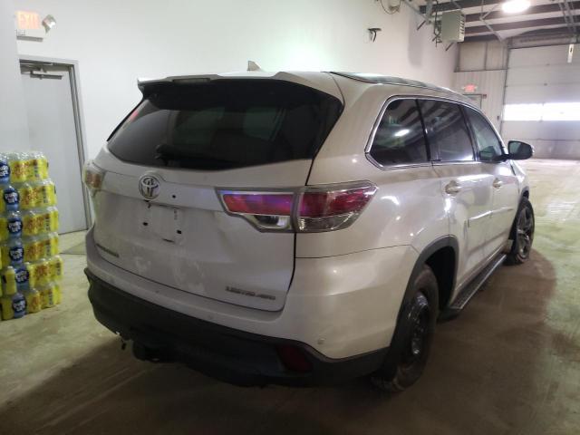 VIN 5TDDKRFH6ES019752 2014 Toyota Highlander, Limited no.4