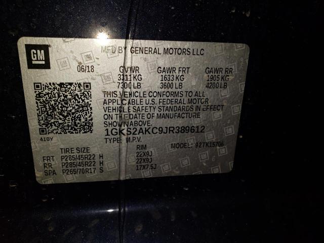 2018 GMC YUKON SLE 1GKS2AKC9JR389612