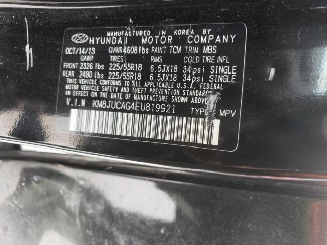 KM8JUCAG4EU819921 Hyundai Tucson Gls 2014. Фото: 9