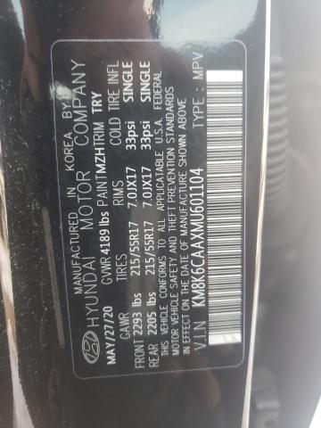 2021 HYUNDAI KONA SEL P KM8K6CAAXMU601104