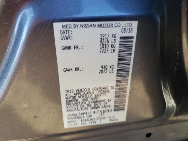2018 NISSAN ALTIMA 2.5 1N4AL3AP4JC475892