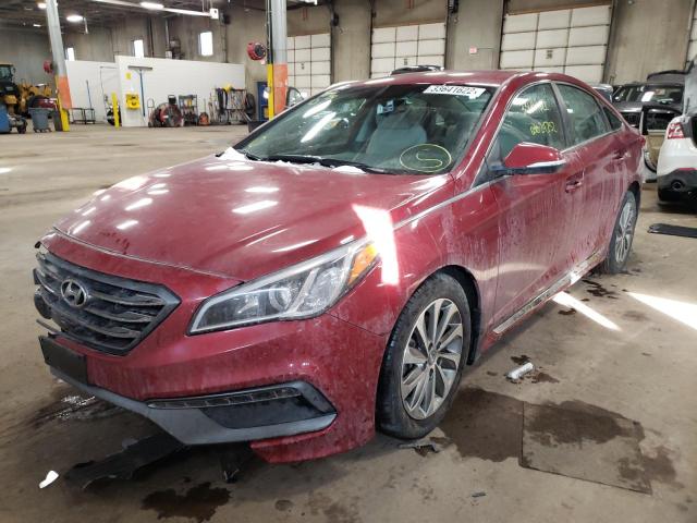 2016 HYUNDAI SONATA SPO 5NPE34AF2GH351352
