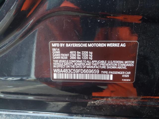 2015 BMW 435 XI GRA WBA4B3C59FD669659