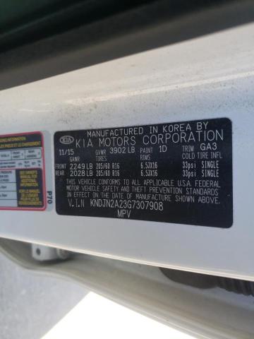 2016 KIA SOUL - KNDJN2A23G7307908