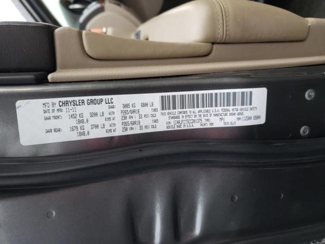 1C4RJFCT5CC201375 Jeep Grand Cher 2012. Фото: 9