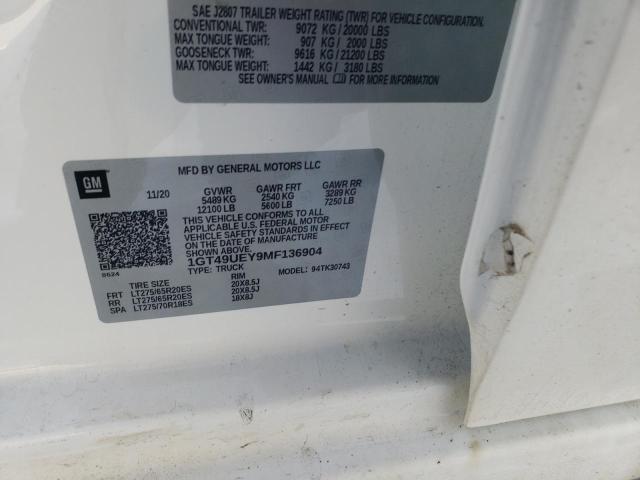 2021 GMC SIERRA K35 1GT49UEY9MF136904