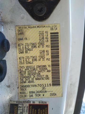 2015 NISSAN FRONTIER S 1N6BD0CT4FN705119