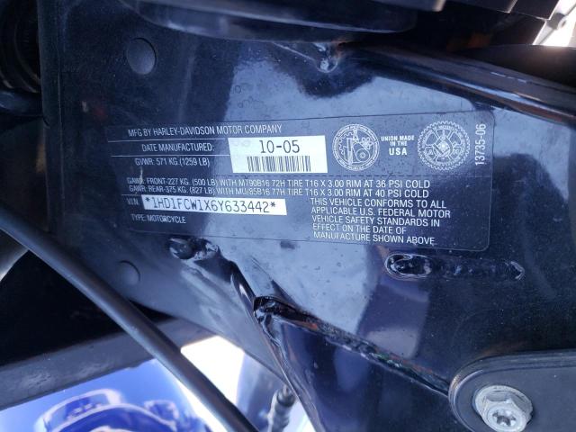 2006 HARLEY-DAVIDSON FLHTCUI 1HD1FCW1X6Y633442