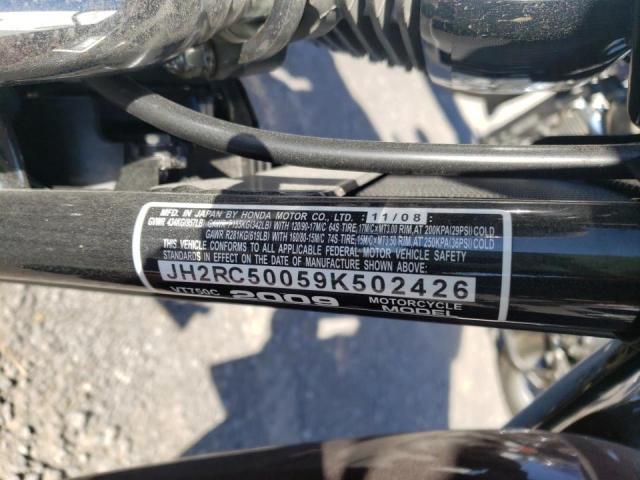 2009 HONDA VT750 C JH2RC50059K502426