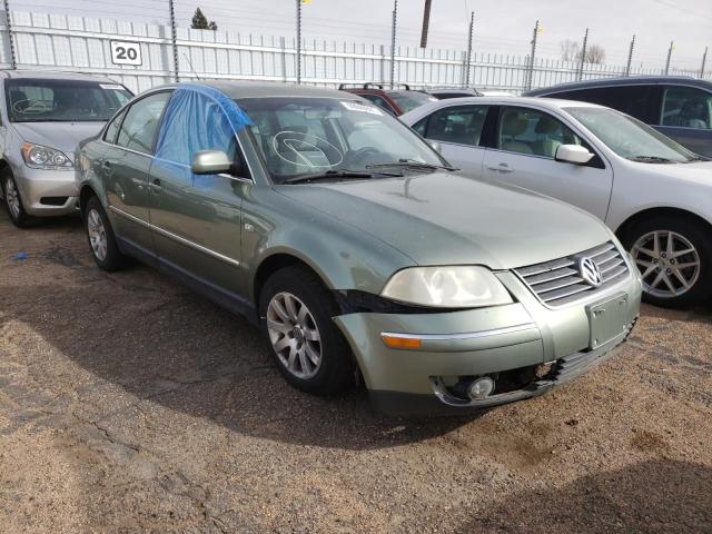 Salvage cars for sale from Copart Colorado Springs, CO: 2002 Volkswagen Passat GLS