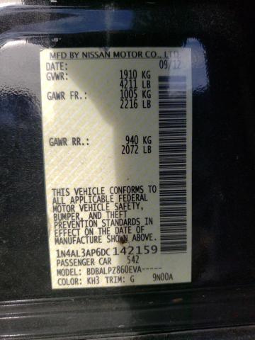 2013 NISSAN ALTIMA 2.5 - 1N4AL3AP6DC142159