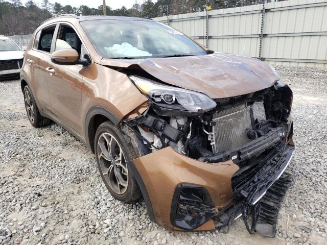 Salvage cars for sale from Copart Ellenwood, GA: 2021 KIA Sportage S