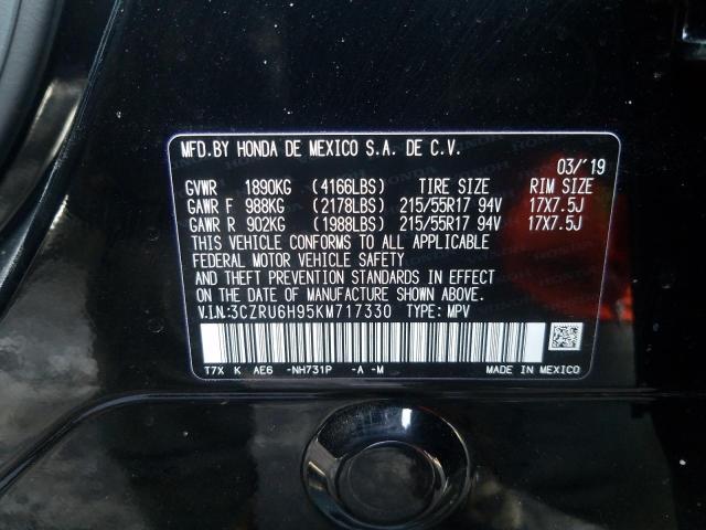 3CZRU6H95KM717330 Honda Hr-V Touri 2019. Фото: 9