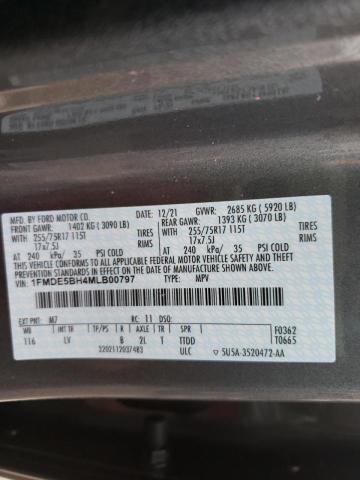 2021 FORD BRONCO BAS 1FMDE5BH4MLB00797
