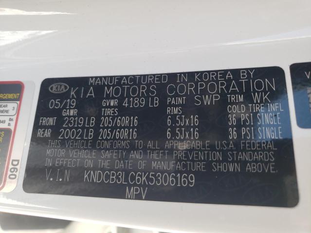 2019 KIA NIRO FE KNDCB3LC6K5306169