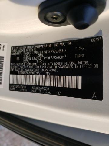 5TDYRKEC2MS053972 Toyota Sienna Xle 2021. Фото: 9