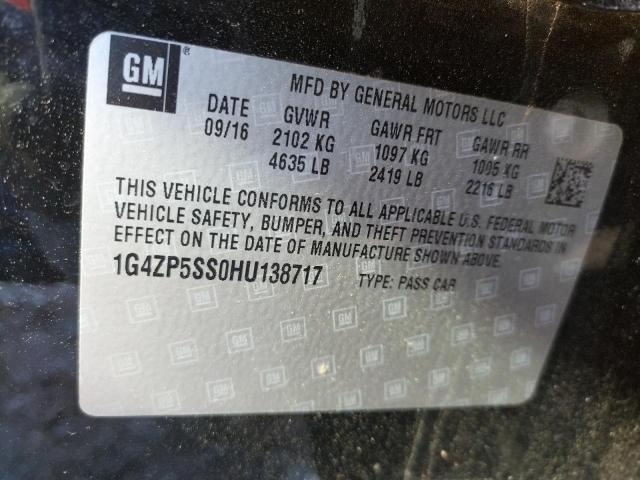 2017 BUICK LACROSSE E 1G4ZP5SS0HU138717