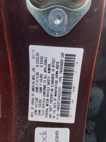2015 HONDA ACCORD EX 1HGCR2F72FA233031