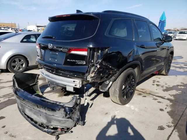 2021 HONDA PILOT BLAC 5FNYF6H78MB043322