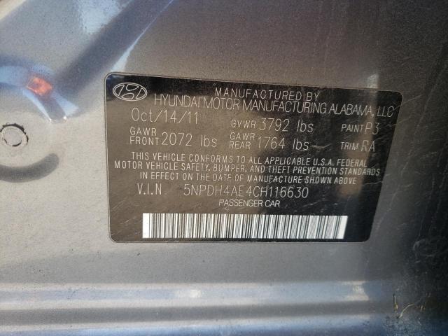 2012 HYUNDAI ELANTRA GL - 5NPDH4AE4CH116630