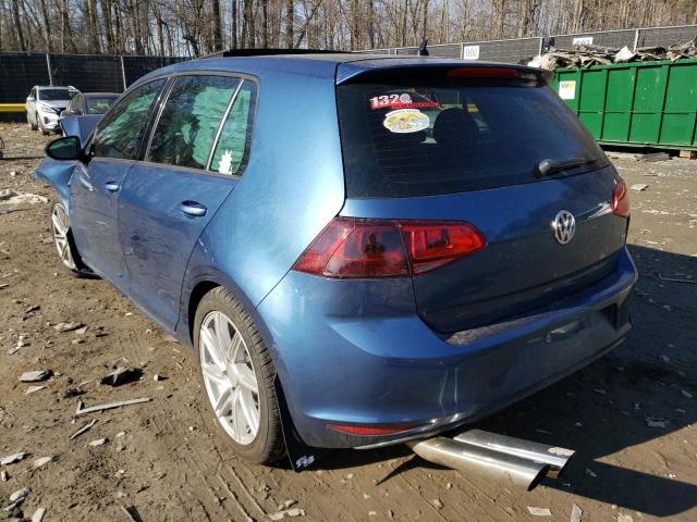 2016 VOLKSWAGEN GOLF S/SE 3VW217AU8GM060645