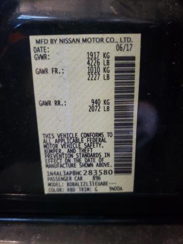 2017 NISSAN ALTIMA 2.5 1N4AL3AP8HC283580