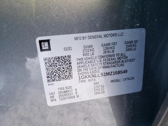 2021 GMC ACADIA AT4 1GKKNLLS1MZ168549