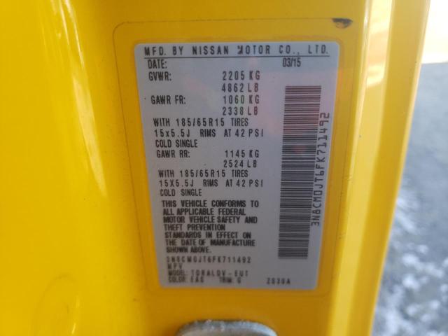 2015 NISSAN NV200 TAXI 3N8CM0JT6FK711492
