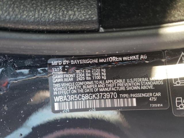 2016 BMW 4 SERIES WBA3R5C58GK373970