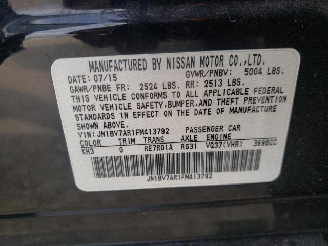 2015 INFINITI Q50 BASE JN1BV7AR1FM413792