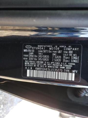 2020 HYUNDAI PALISADE L KM8R5DHE5LU135273