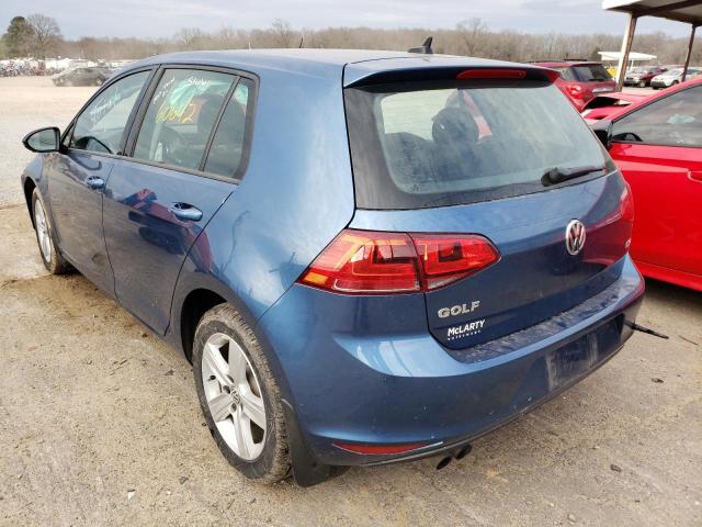 2017 VOLKSWAGEN GOLF S 3VW217AU7HM028562