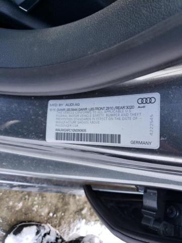 2016 AUDI S7 PRESTIG WAUW2AFC1GN090605