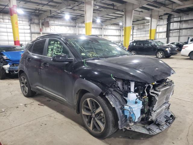 Salvage cars for sale from Copart Woodburn, OR: 2021 Hyundai Kona Ultim